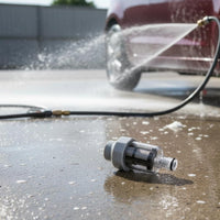 Pressure Washer Inlet Strainer Stainless Steel Mesh Water Pump Suction Strainer Quick Connect Inline Hose Separator for Washing Car, Patio Cleaning