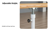 Freestanding Dance Bar Steel Core Reinforced Adjustable Height Ballet Bar Non-Slip Feet Freestanding Dance Barre for Adults, Dancers, Gym