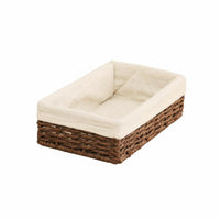 adaptable Woven Basket Set Handwoven Rectangular Woven Basket Decorative Household Storage long-lasting Construction for Parents, Decor lovers, Homeowners, Living Room, Desktop, Nursery, Bedroom