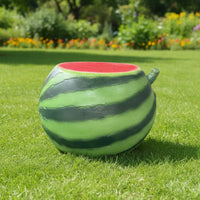Watermelon Stool Outdoor Garden Stool with Watermelon Shape Whimsical Furniture for Gardeners