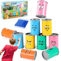 Fun Expression Throwing Can Set for Kids Parent-Child Interactive Game Creative Bean Bag Knockdown Bucket