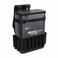 Widened Shoulder Straps Hard-Shell Fishing Chair Backpack Zippered Top EVA Fishing Bag