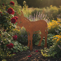 Outline Silhouette Garden Stake with Outline Whimsical Lawn Ornament for Lawns