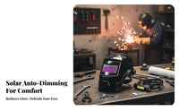 High Temperature Resistant Auto-Darkening Metalworking Helmet /IR Protection Auto Darkening Metalworking Helmet Fast Switching Speed