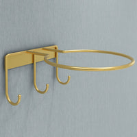 Wall-Mounted Sports Ball Rack, No-Drill, Multi-Peg Organizer