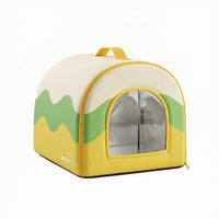Pet Cooling House with Ice Boxes Collapsible Pet Cooling House for Small Dogs