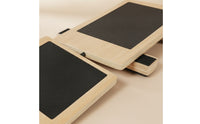 Wooden Single-Leg Balance Device Textured Single Leg Balance Board Recovery Ankle Mobility Board Long-Lasting for Athletes, Mindful Movement Practice Studio