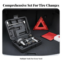 Labor Saving Lug Nut Remover 3 Sockets Included Car Wheel Nut Remover Kit