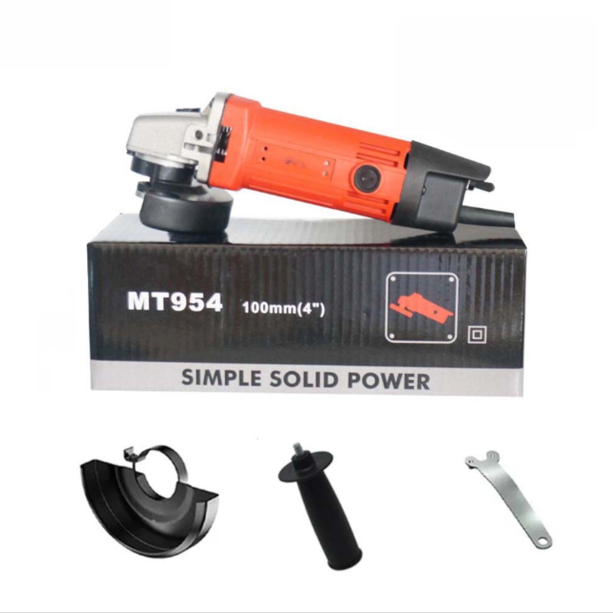 Angle Grinder Adjustable Safety Guard 4 Inch Electric Grinder Portable Metal Polisher Powerful Engine Handheld Polishing Tool