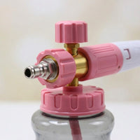 Car Cleaning Foam Sprayer for Efficient Car Wash, Professional Car Washing Foam Lance with 1/4 Quick Connect, 1L Bottle, Durable Aluminum Body