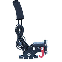 Drift Racing Game Steering Wheel Seat Stand with Linear Handbrake