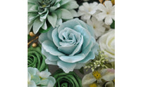 Faux Flower Arrangement Layered Artificial Flower Box Set Decorative Artificial Flowers with for Centerpieces