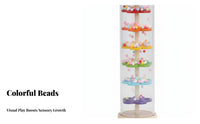Rain Early Education Downpour Discovery Toy Develops Hand-Eye Coordination Gentle Rainfall Sound Tube for Infants 6+ Months, Preschoolers