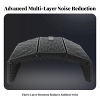 Audio Input Device Soundproofing Screen Noise Reduction Audio Input Device Reflection Screen Foldable Sound Absorbing Panel