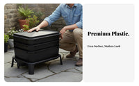 Red Wiggler Farming Box Easy to Use Vermicompost Bin Kitchen Waste Composter Composting Creature Farm