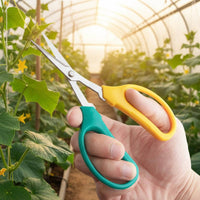 Fruit Thinning Shears Bent Tip Pruning Scissors Flower Trimming Scissors Rust Resistant Gardening Tool for Farmers