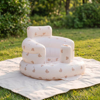 Infant Sitting Practice Seat Seat Electric Inflatable Infant Seat Built-in Pump Furniture for Infants, Young Children, Sitting Training Travel
