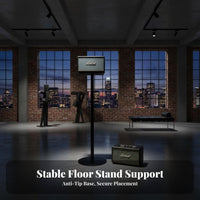 Internal Cable Management Aluminum Speaker Stand Stable Support Speaker Floor Stand Minimalist Design Audio Accessory CNC Machined for Audiophiles, Home Theater, Studio, Living Room