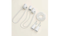 2 Pieces Replacement Roller Blind Clutch with Bead Chain Easy to Install Roller Blind Mechanism with Chain Thickened Hardware Slimline for Renters