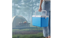 Camping Ice Box Thermal Insulation Portable Hard Chiller Portable Insulated Chiller Sturdy Construction Outdoor Gear for Campers