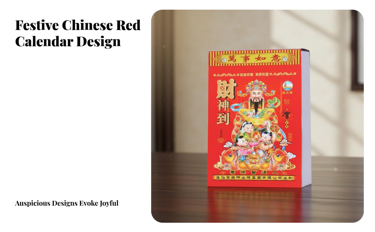 2026 Wall Calendar, Large, Perpetual, Tear-Off Daily, Chinese Style, Elderly Gift