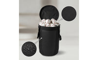 Sports Ball Storage Bag Structured Cylindrical Ball Bag Large Capacity Lightweight for Coaches, Gym, Athletic Field