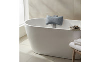 Bone Shaped Bath Pillow Breathable Bath Pillow with Suction Cups Quick Drying for Adults, Bathtub, Soaking Tub