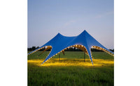 Star Canopy Tent Waterproof Two-Peaked Tent Tear-Resistant for Group Camping