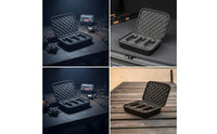 Angling Equipment Storage Case Padded Fishing Case with Foam Portable Tackle Box with Foam Insert for Travel