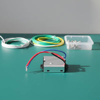 Metal Top Panel Switch Module Plastic Base Wiring Switch Module Mounting Ears Electrical Component Screw Holes