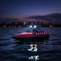 RC Jet Boat with Control Device Proportional Steering RC Jet Boat Digital Proportional Control for Hobbyists, Teens, Pool, Pond, Lake