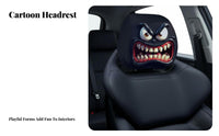 Car Headrest Cover Decorative Funny Car Headrest Stain-Resistant Resistant for Drivers, Families, Automobile, Daily Commute, Road Trips