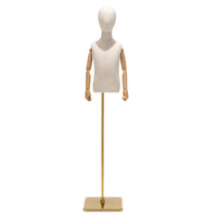 Child Dress Form Minimalist Child Mannequin Torso Stable Clothing Display Model for Tailors