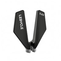 Ergonomic Grip Cycle Spoke Wrench Matte Finish Wheel Truing Tool Black Metal Bike Spoke Adjustment Wrench Beveled Edges