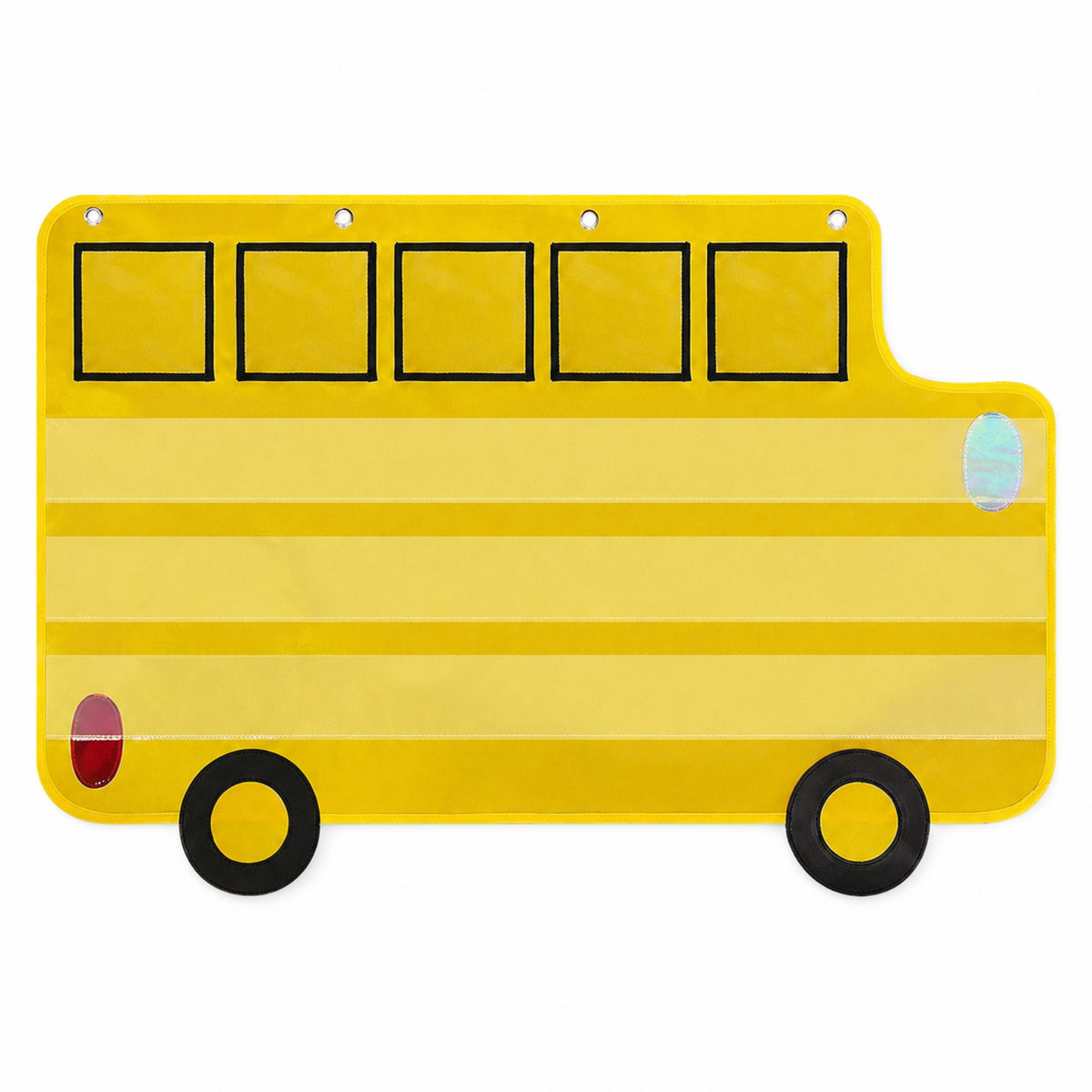 Bus Pocket Chart Lightweight Wall Pocket Chart Versatile for Homeschool