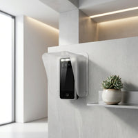 Access Control Cover U-Shaped Entry Chime Guard with Hood Access Control Guard Wall-Mount Entry Chime Cover Frosted for Gate