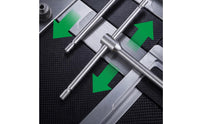 Straight-Bar Socket Wrench Swivel Head socket Wrench Flexible Tool for Mechanics, Handymen, Automotive Repair, Appliance Maintenance