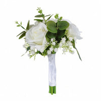 Artificial Bridal Bouquet Bridal Handheld Floral Arrangement Lightweight for Brides