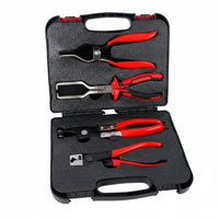 4 Pieces Car Water Tube Clamp Pliers Heavy Duty Automotive Hose Clamp Tool Kit Non-Slip Grip Automotive Coolant Hose Tool for Auto Repair Shop, Garage