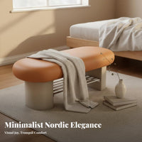 Minimalist Design Upholstered Shoe Rack Bench Cushioned Seat Padded Shoe Rack Bench Multi-Functional Entryway Stool Easy Assembly for Apartment Dwellers, Homeowners, Families, Bedroom, Living Room, Hallway, Closet
