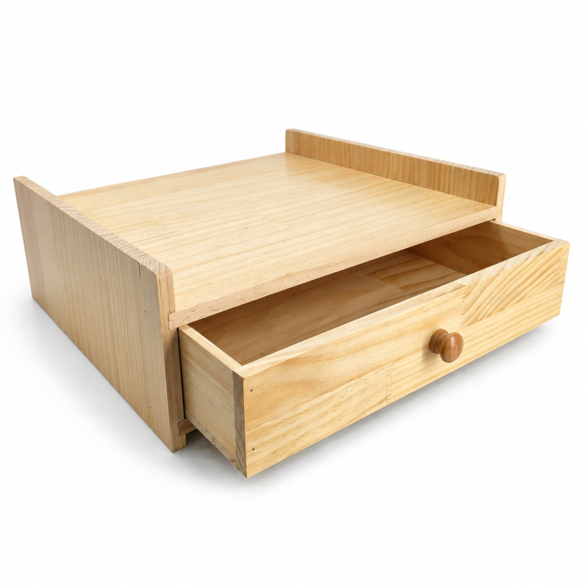 Wooden Scale Stand with Drawer Sturdy for Vendors, Cashiers