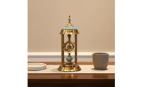 Retro Desk Clock Luxurious Silent Desktop Clock High End Home Decor for Living Room, Bedroom