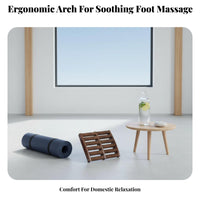 Wooden Foot Roller & Relaxation Wooden Foot Roller Stimulates Pressure Points Personal Care Item for Home Use, Under Desk