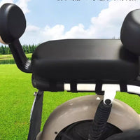 Electric Bike Rear Seat Cushion Waterproof Electric Cycle Passenger Seat Pad Wear-Resistant for Commuters