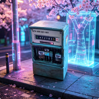 Electric Utility Cabinet Miniature 1:64 Scale Futuristic-Industrial Utility Cabinet Model Handmade