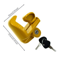 Trailer Hitch Coupler Lock Heavy-Duty Trailer Coupler Lock Clamp-Style for RV Owners