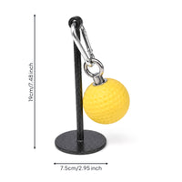 Textured Grip Ball with Carabiner Sturdy Grip Training Ball Portable Pull up Grips with Carabiners Secure for Climbers, Home Gym