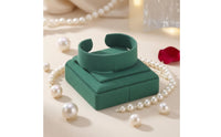 Velvet Jewelry Stand Curved Top Band Holder Display Stand Velvet Jewelry Display Set Stepped Base Bracelet Cushion Holder