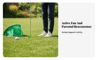 Foldable Golf Practice Target Indoor Outdoor Use Foldable Golf Practice Net Construction for Beginners, Kids, Backyard