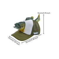 Eye-Catching Aquatic Hat Sun Protection Creature Shaped Hat Breathable Mesh for Outdoor, Parties